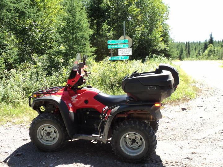 Essai du quad TRX 500PG Canadian Trail Édition Rubicon de Honda 2013
