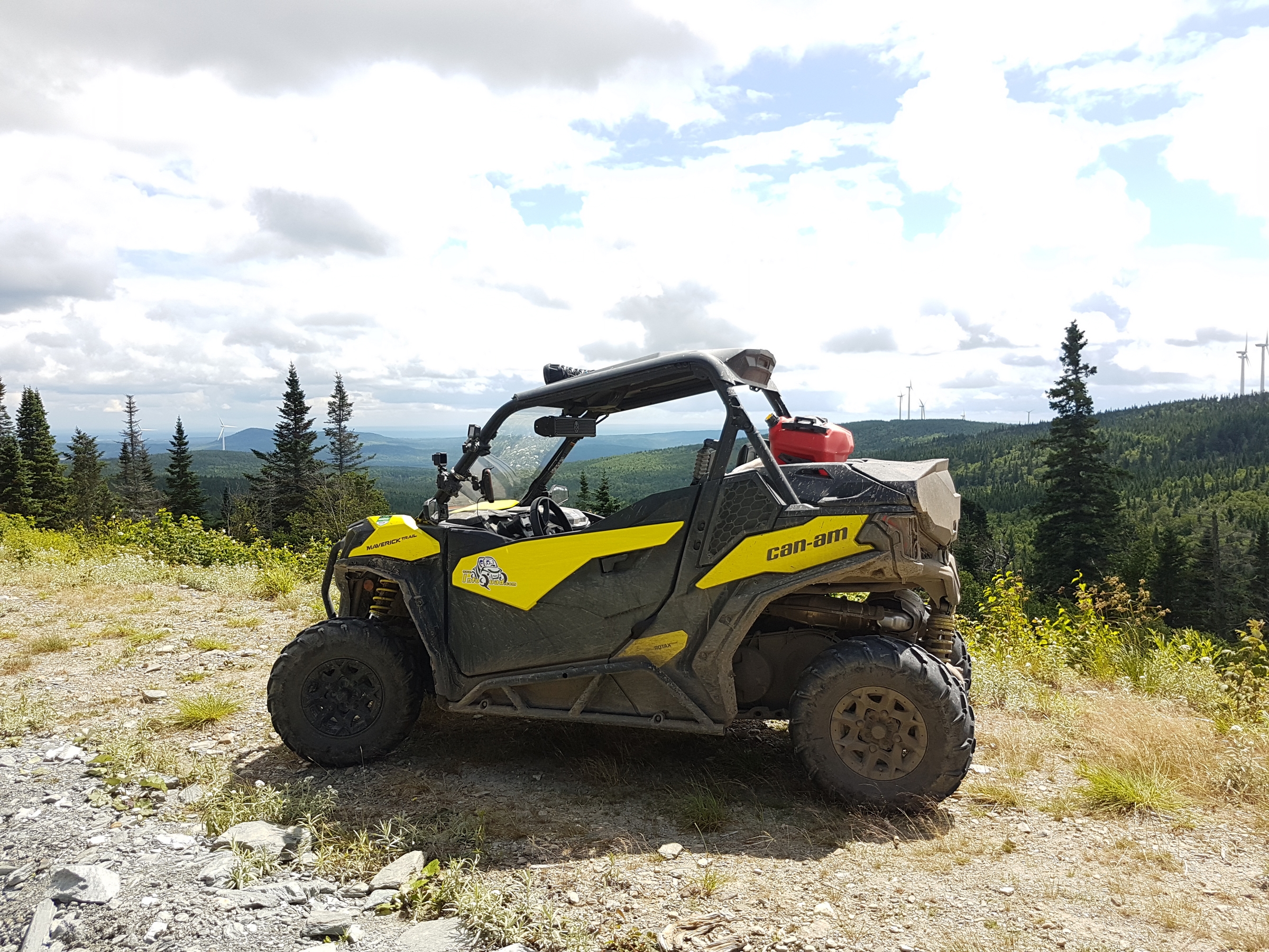 Randonnée de quad en solo dans Chaudière-Appalaches