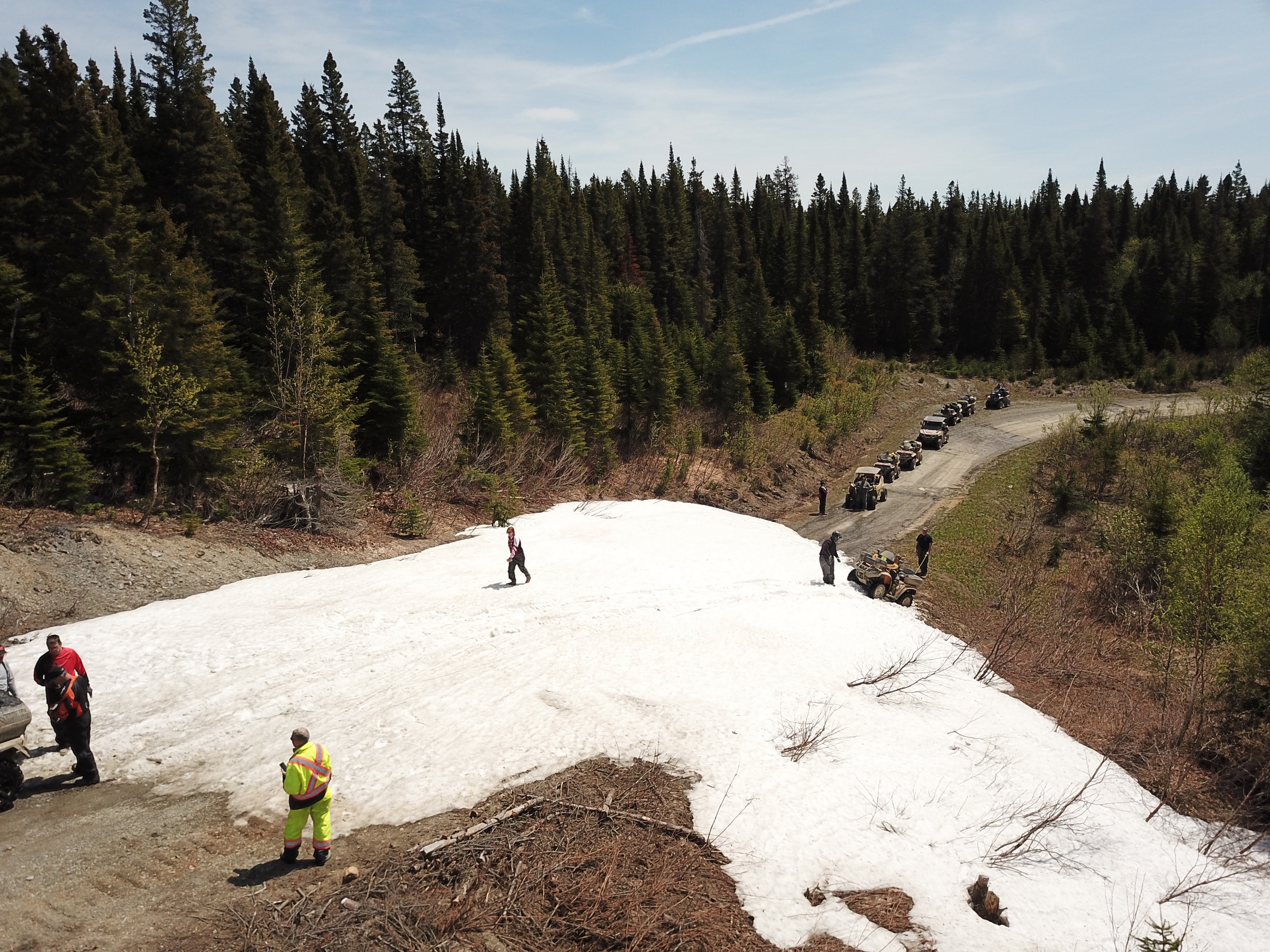 Tour de la Gaspésie 2019 – Jour 5 : Les deux pieds dans la neige !
