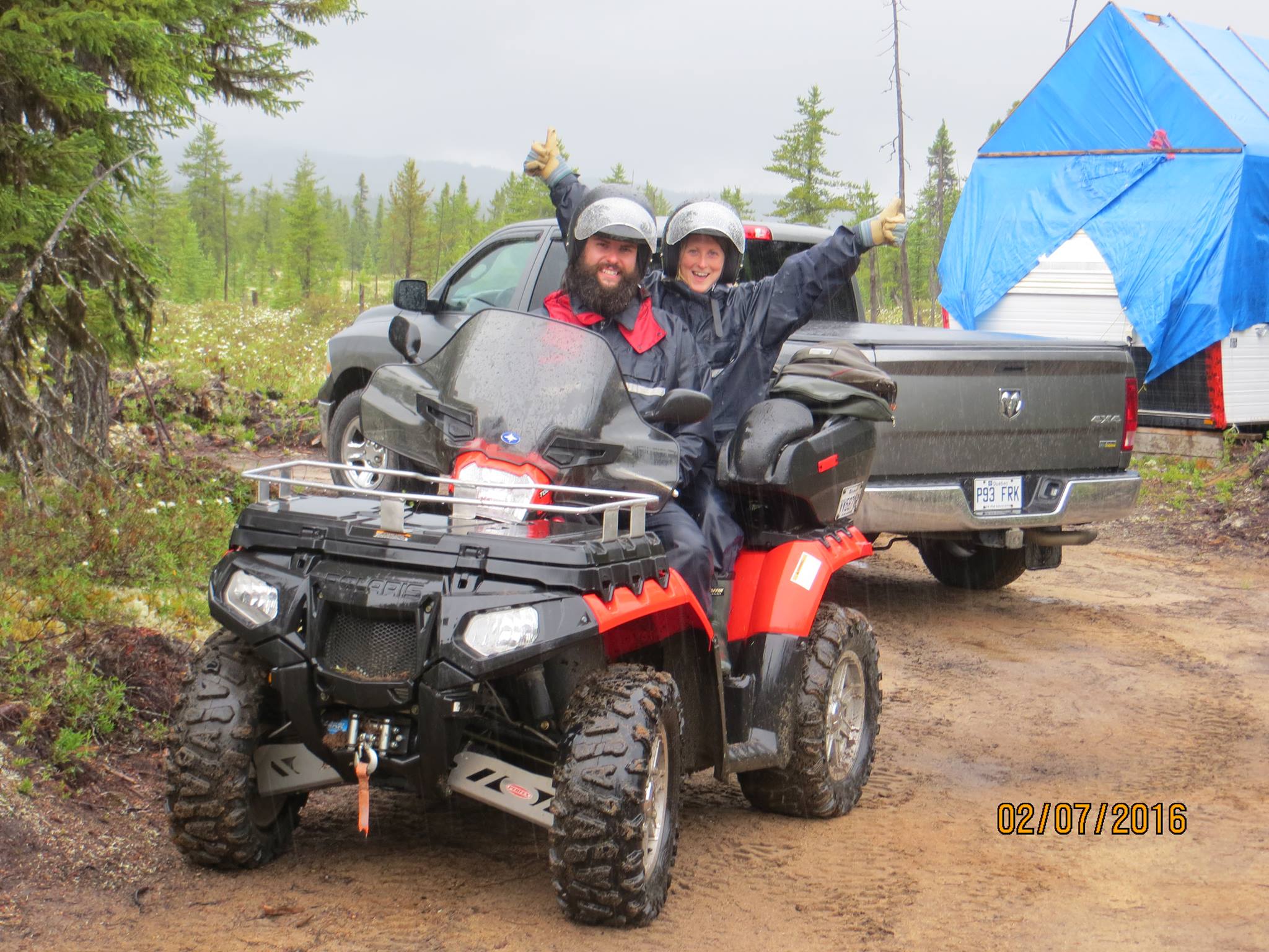 Sortie de pêche en quad sur la Côte-Nord