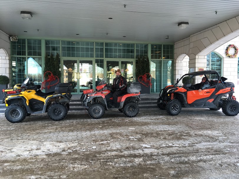 Escapade de la Saint-Valentin en quad à l’Auberge Godefroy