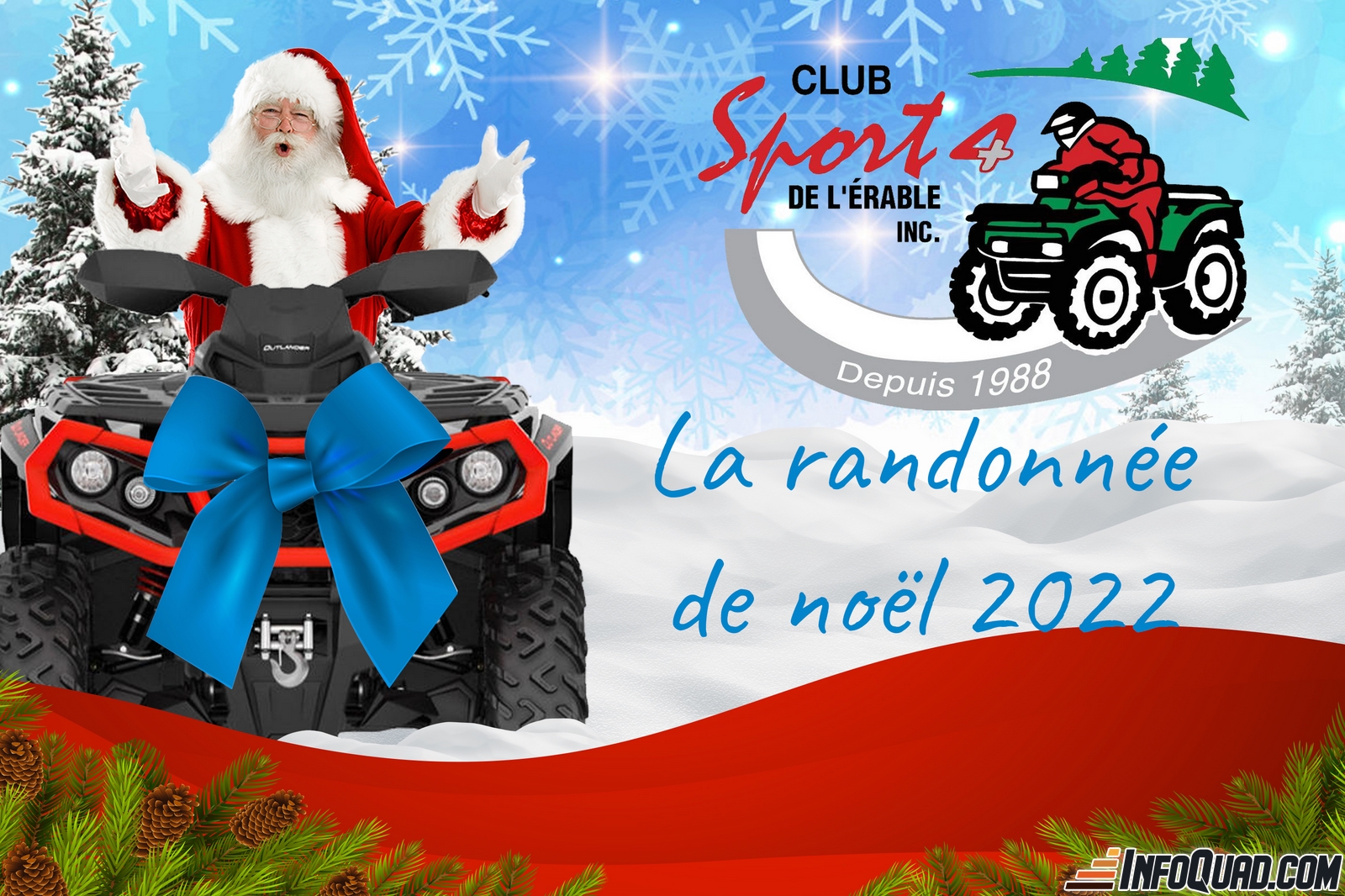 Une randonnée sur le thème de Noël