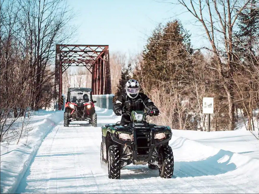 Découvrir Chaudière- Appalaches l’hiver en quad