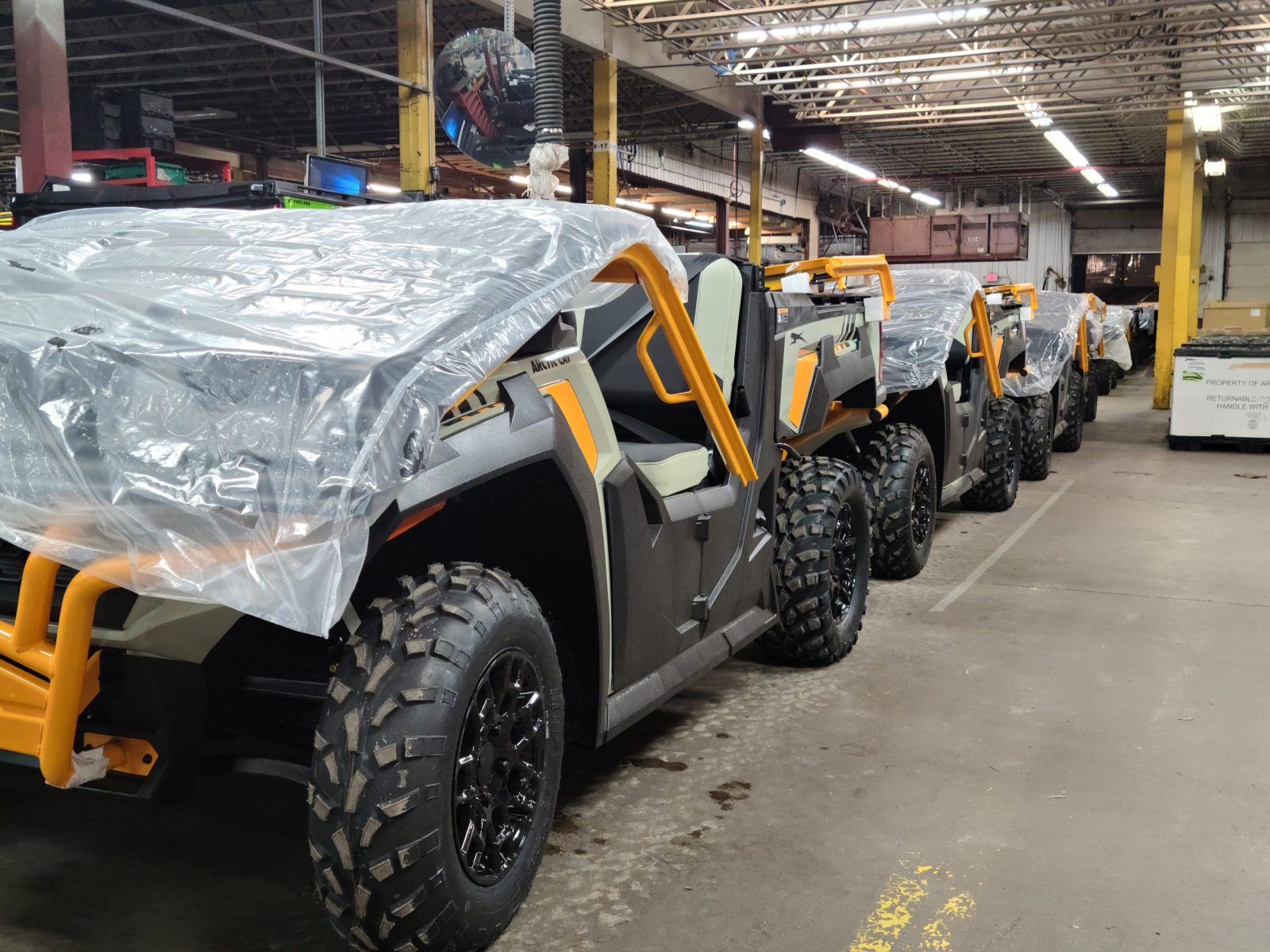 Visite à l’usine d’assemblage d’Arctic Cat
