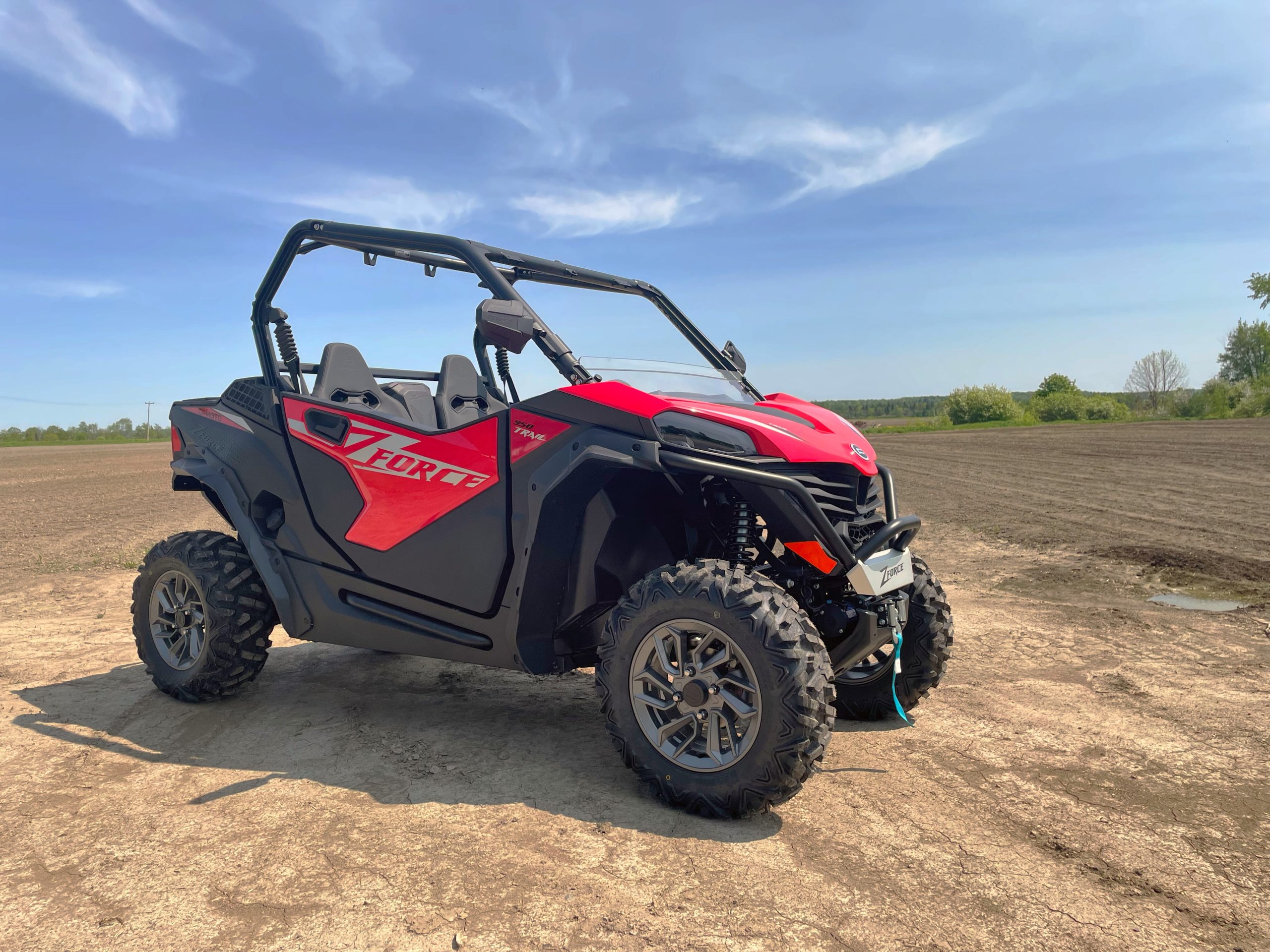 A promising test drive of the CFMOTO ZFORCE 950 TRAIL 2023!